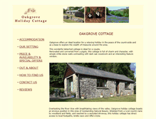 Tablet Screenshot of oakgrovecottage.co.uk